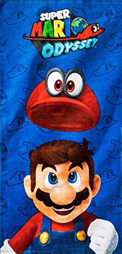 Algopix Similar Product 19 - Super Mario Odyssey Beach Towel