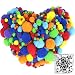 Algopix Similar Product 16 - Pom Poms 770pcs 5 Sizes Multicolor with
