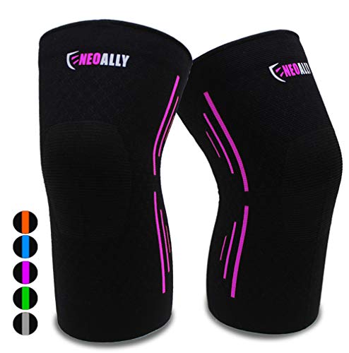 Algopix Similar Product 1 - NeoAlly Sports Knee Support Sleeves for