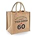 Algopix Similar Product 15 - 60th Birthday Gift Bag Keepsake for
