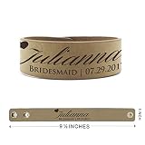 Algopix Similar Product 20 - Custom Engraved Wedding Party Bracelets