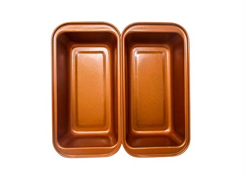 Algopix Similar Product 1 - Copper Colored Cookware Loaf Bread Pan