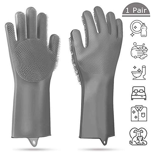 Algopix Similar Product 17 - Magic Silicone Dishwashing Gloves