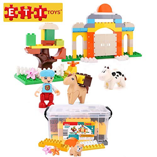 Algopix Similar Product 17 - ETI Toys 60 Piece Bublu Animal Story