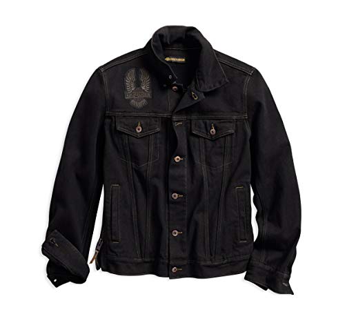 Algopix Similar Product 6 - HARLEYDAVIDSON Mens Eagle Applique