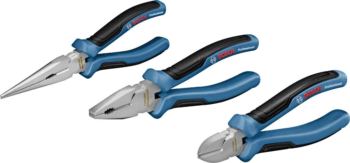 Algopix Similar Product 14 - Bosch Professional ThreePart Pliers