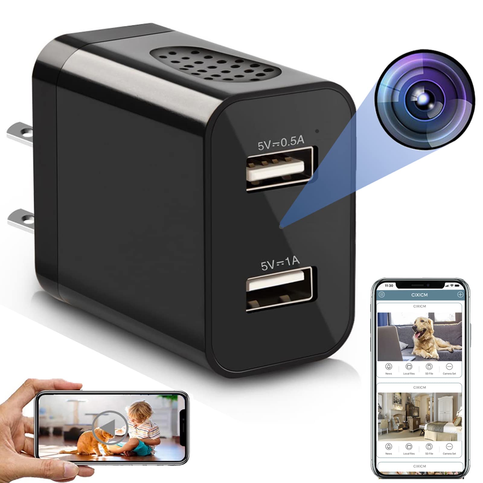 Algopix Similar Product 2 - Spy Camera Hidden Camera  WiFi Hidden
