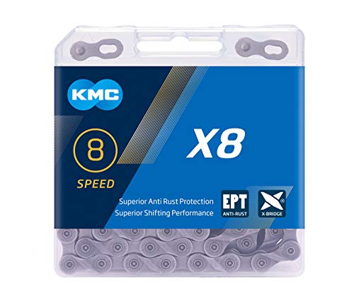 Algopix Similar Product 14 - KMC Unisexs EPT X8 Chain Grey 114