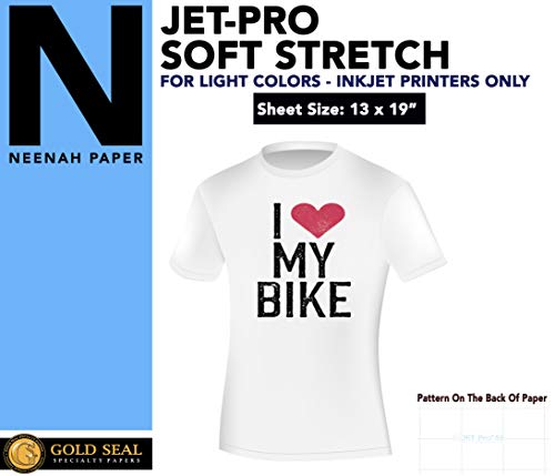 Algopix Similar Product 8 - IRON ON HEAT TRANSFER PAPER JETPRO SS