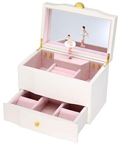 Algopix Similar Product 7 - Attii Ballerina Jewelry Box Wooden