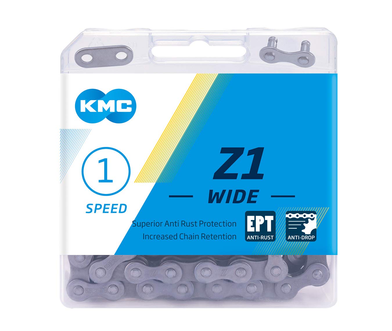 Algopix Similar Product 10 - KMC Unisexs EPT Z1 Wide Chain Dark