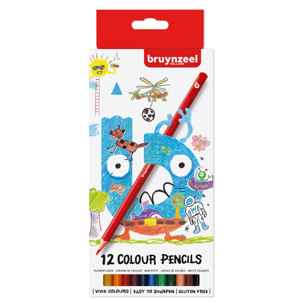 Algopix Similar Product 9 - Bruynzeel Kids 12 kleurpotloden