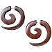 Algopix Similar Product 20 - Tribal Organic Wooden Earrings Fake
