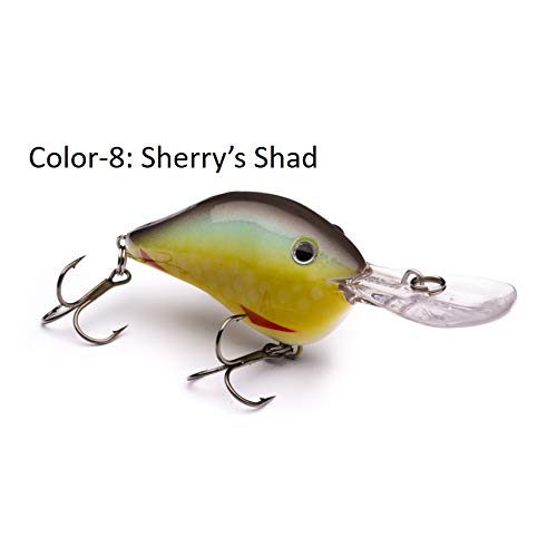 Algopix Similar Product 3 - Vexan PB8 Bass Crankbait Fishing Lure