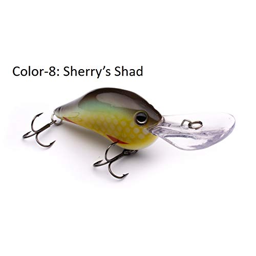 Algopix Similar Product 2 - Vexan PB12 Bass Crankbait Fishing Lure