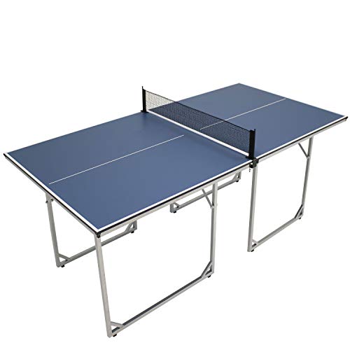 Algopix Similar Product 11 - Sunnydaze Compact Table Tennis Table