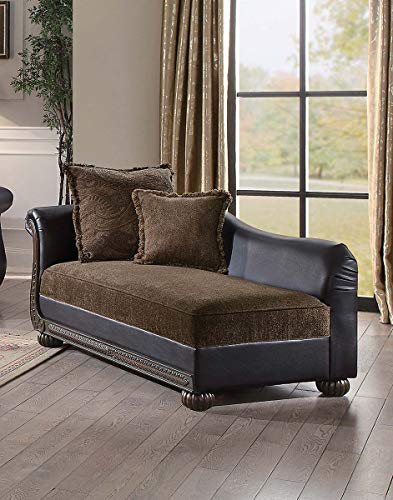 Algopix Similar Product 8 - Benzara Fabric and Leather Upholstered