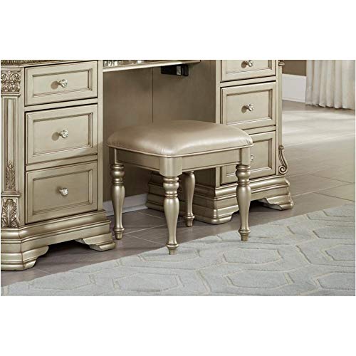Algopix Similar Product 2 - Benzara Faux Leather Upholstered Wooden