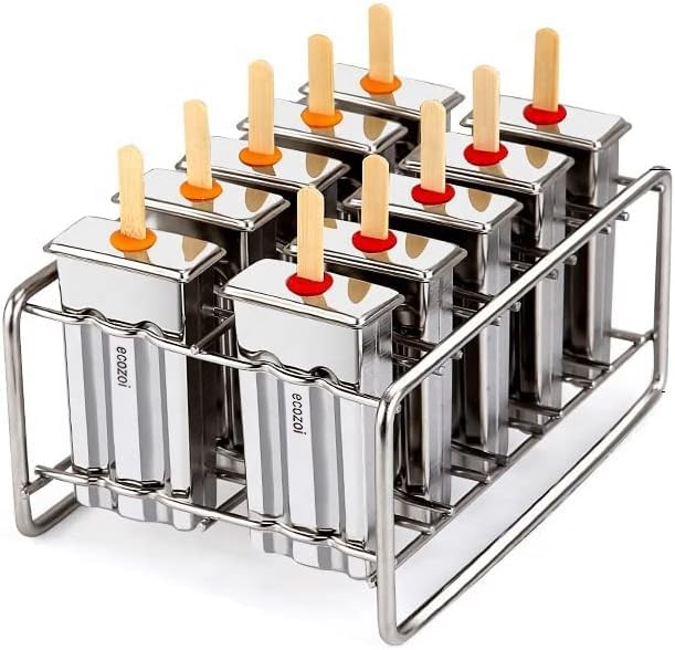 Algopix Similar Product 6 - Ecozoi Stainless Steel Popsicle Molds