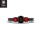 Algopix Similar Product 18 - Harley Quinn Inspired Engagement Ring