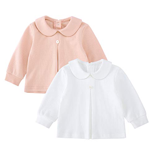 Algopix Similar Product 8 - pureborn 2 Pack Baby Girls Cotton Solid