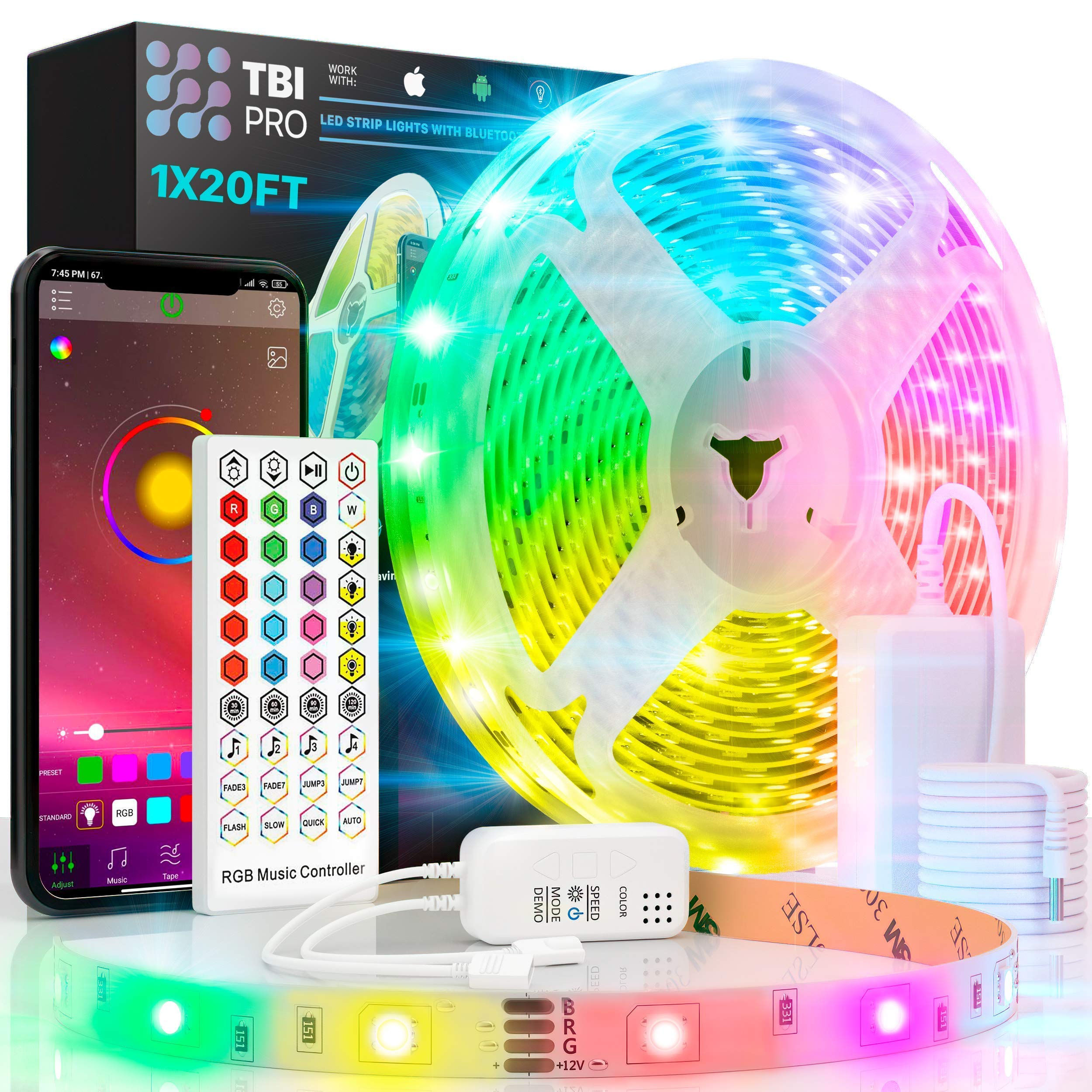 Algopix Similar Product 17 - Upgraded 2019 LED Strip Lights Kit
