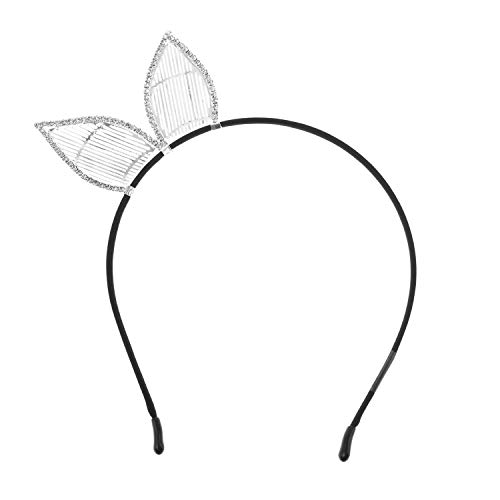 Algopix Similar Product 18 - Bunny Rhinestone Halo Ears Headband for