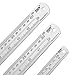 Algopix Similar Product 4 - FJYQOP Stainless Steel Ruler Set  3