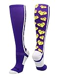 Algopix Similar Product 2 - MadSportsStuff Love Softball Socks with