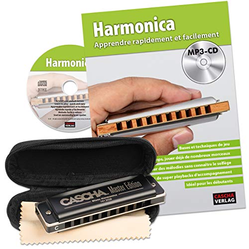 Algopix Similar Product 3 - CASCHA Harmonica Learning Set Including