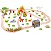 Algopix Similar Product 6 - Pidoko Kids Wooden Train Set  81 Pcs