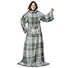 Algopix Similar Product 2 - PAVILIA Wearable Blanket with Sleeves