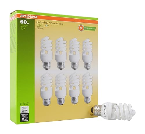 Algopix Similar Product 20 - Sylvania CFL T2 Twist Light Bulb 60W