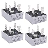 Algopix Similar Product 15 - Taiss  4Pcs KBPC2504 400V 25A AC to DC