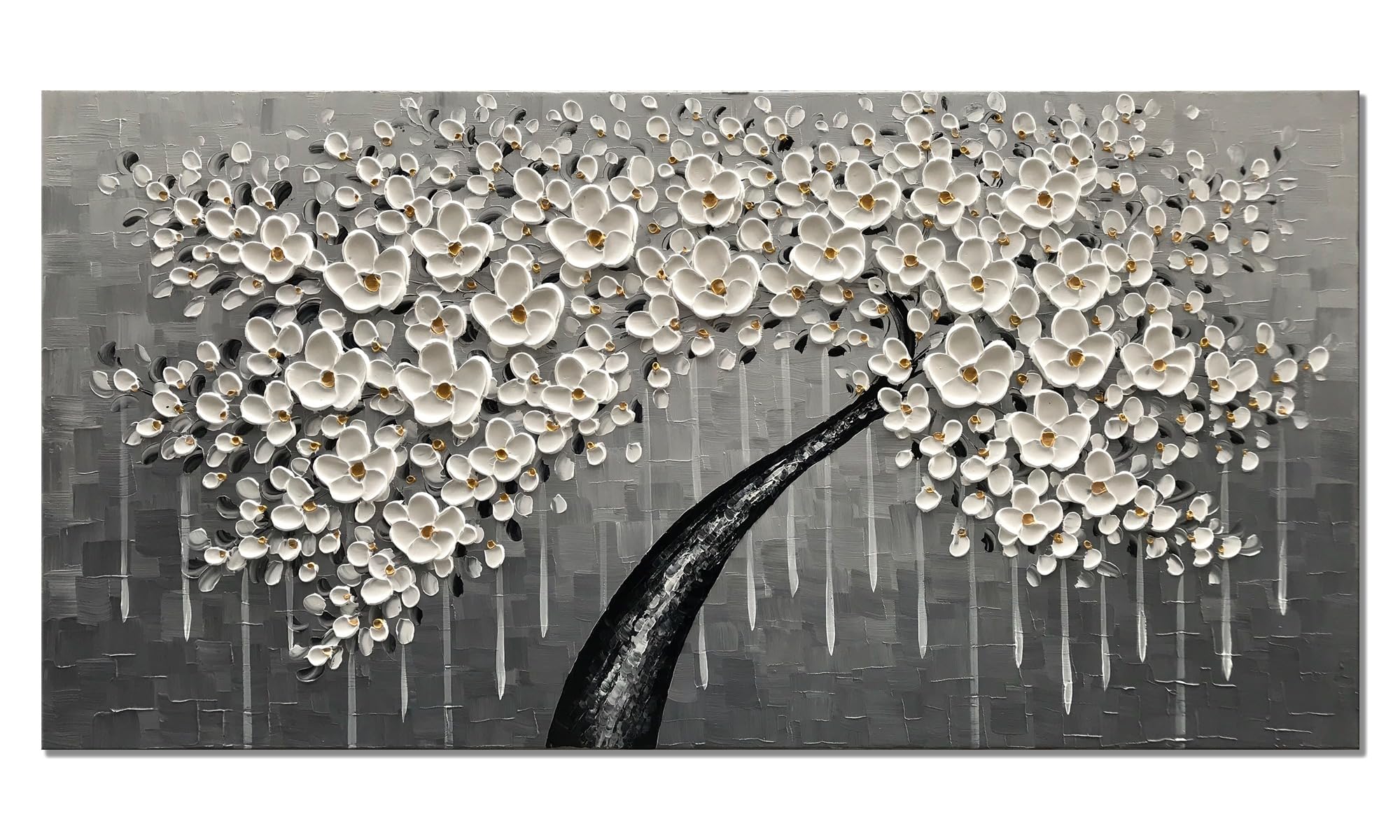 Algopix Similar Product 19 - zoinart 24x48 Inch 3D Oil Paintings on