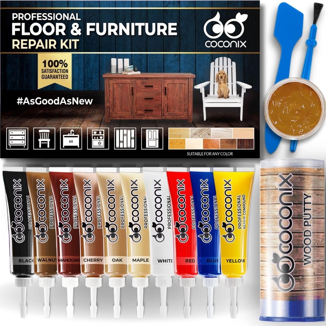 Algopix Similar Product 7 - Coconix Floor Furniture Repair Kit