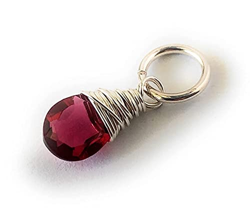 Algopix Similar Product 12 - Imitation July Birthstone Pendant Charm
