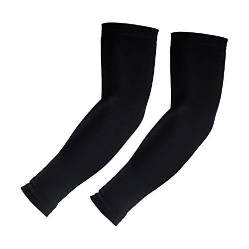 Algopix Similar Product 2 - HuiYee Men Sports Black Compression Arm
