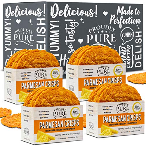 Algopix Similar Product 13 - Proudly Pure Parmesan Cheese Crisps 