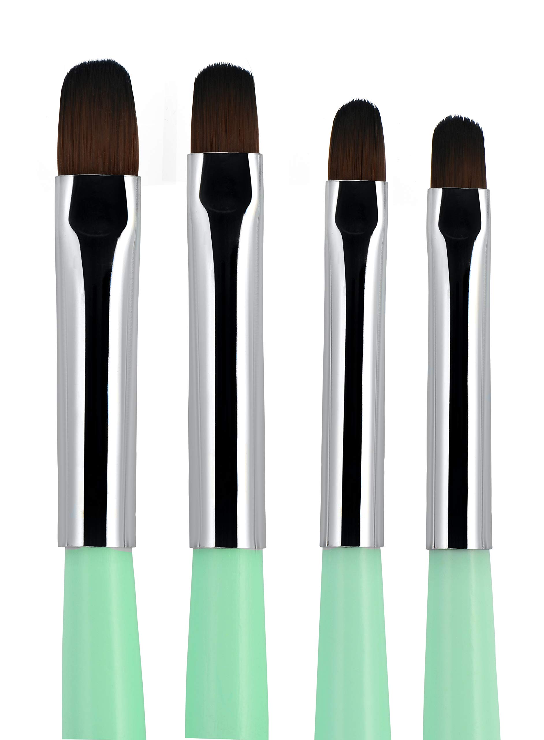 Algopix Similar Product 10 - Beaute Galleria 4 Pieces Gel Nail Brush