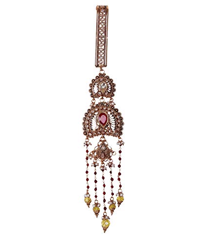 Algopix Similar Product 6 - Traditsiya Red Lime Green Beads Polki