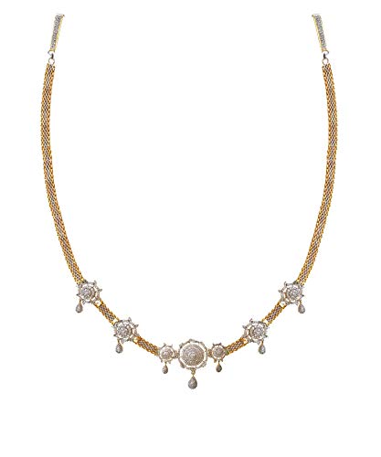 Algopix Similar Product 7 - Traditsiya American Diamond Gold Silver