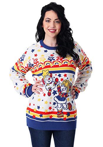 Algopix Similar Product 12 - Adult Rainbow Brite Ugly Christmas