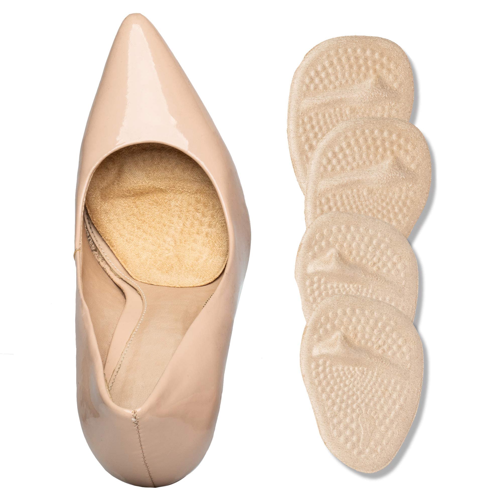 Algopix Similar Product 10 - ZenToes High Heel Comfort Pads for Ball