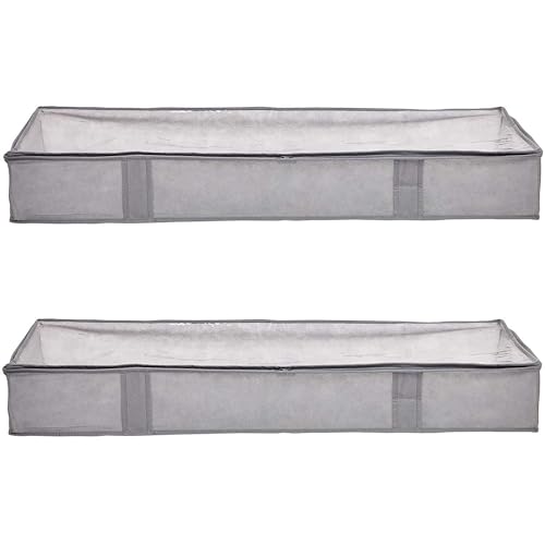 Algopix Similar Product 11 - Amazon Basics Under Bed Fabric Zipper
