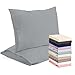 Algopix Similar Product 6 - Superity Linen Gray Pillow Cases 