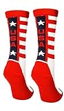 Algopix Similar Product 10 - MadSportsStuff USA Pride Athletic Crew