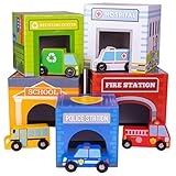 Algopix Similar Product 5 - Little City Match  Stack Nesting