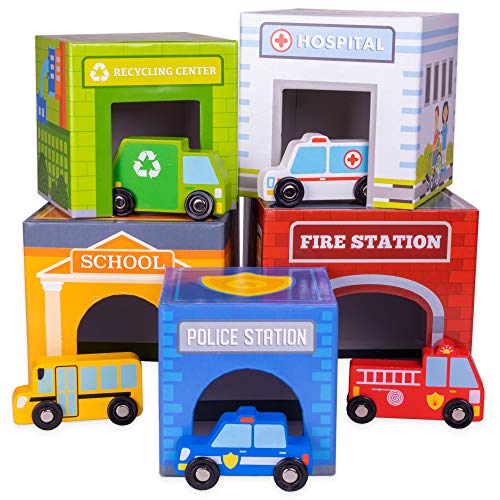 Algopix Similar Product 18 - Little City Match Stack Nesting