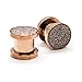 Algopix Similar Product 1 - Pierce2GO Rose Gold Sandpaper Ear Plug